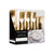 Stock Your Home 160-Piece Gold Plastic Silverware Set Includes 80 Forks, 40 Knives, 40 Spoons