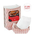 Medium Paper Food Boats (100 Pack) 2 Lb Disposable Red & White Checkered Paper Food Trays, Eco Friendly Paper Food Trays, Serving Boats for Concession Food & Condiments, Paper Nacho Trays 4.5" x 2.75"