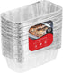 Stock Your Home 2 Lb Aluminum Foil Mini Loaf Pans (50 Pack) Disposable Small Loaf Pan â€“ 2 Pound Baking Tin Liners, Perfect to Bake Cakes, Bread Loaves, and Meat - 8.5 x 4.5 x 2.5