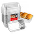 Stock Your Home 1 lb Loaf Pan with Dome lid (30 Pack)