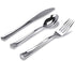 Stock Your Home 300 Piece Plastic Silverware Set Includes: 100 Forks, 100 Knives, 100 Spoons