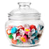 Modern Innovations 40 oz Candy & Cookie Jar with Lid, Premium Acrylic Clear Apothecary Jar, Wedding & Home DÃ©cor Centerpiece Cookie Candy Buffet Decorative Kitchen