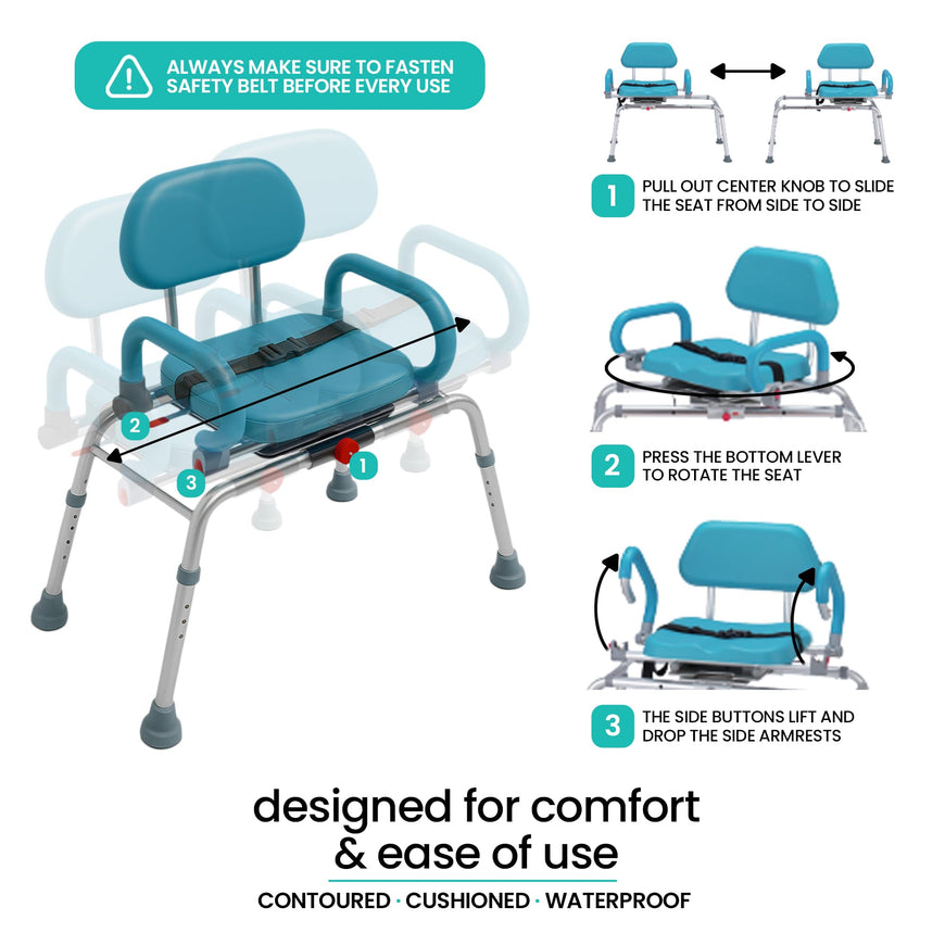 Sliding Shower Chair