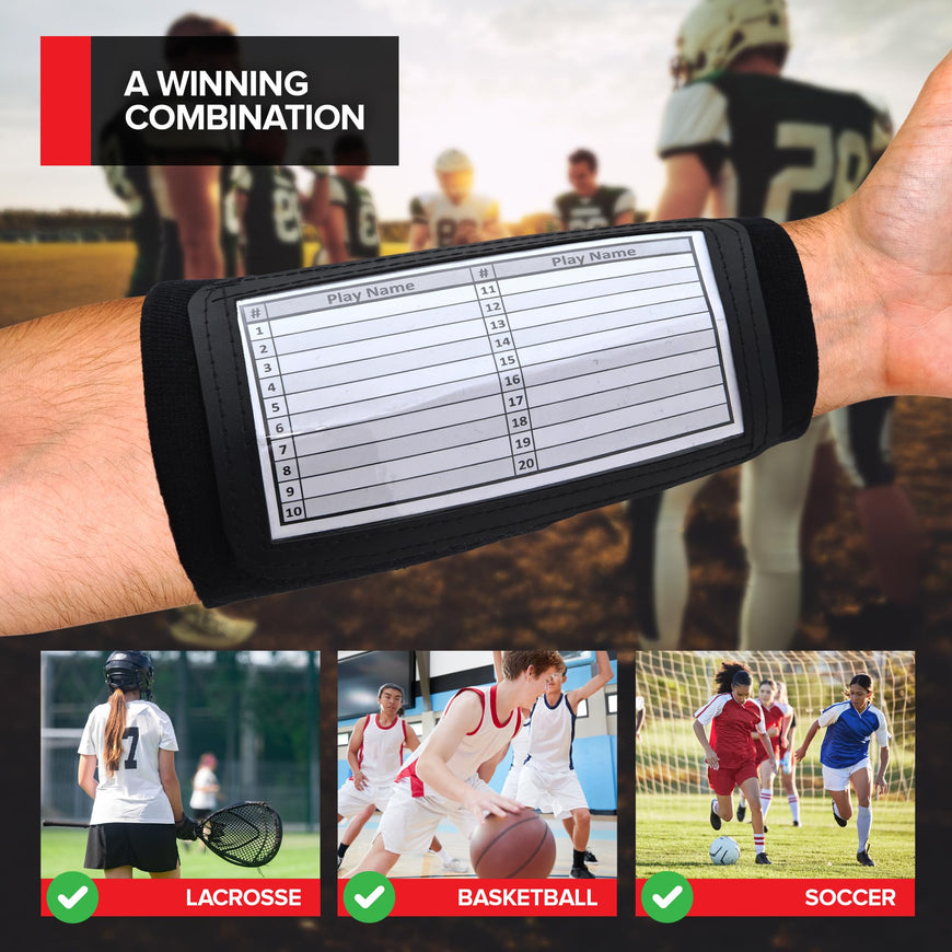 Football QB Wristbands (5 Pack)