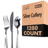 Silver Cutlery (1280 Pack)