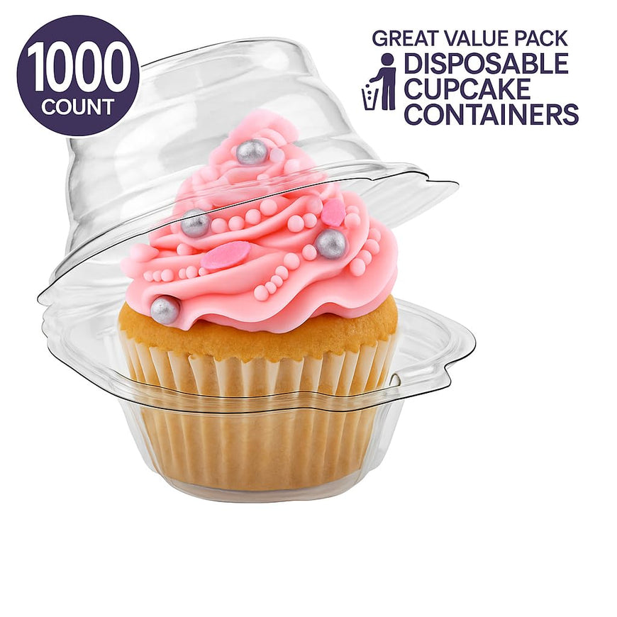 Single Cupcake Container (1000 Pack)