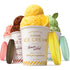 32 oz Ice Cream Containers with Airtight Silicone Lids ( 4-Pack ) Homemade Ice Cream Container for perfect for storing Gelato, Sorbet & Frozen Yogurt, Reusable 2 Pint Ice Cream Container with Lids