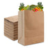 Stock Your Home 57 Lb Kraft Brown Paper Bags (100 Count) - Kraft Brown Paper Grocery Bags Bulk - Large Paper Bags for Grocery Shopping