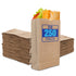 Stock Your Home 2 Lb Kraft Brown Paper Bags (250 Count) - Small Kraft Brown Paper Bags for Packing Lunch - Blank Kraft Brown Paper Bags for Arts & Crafts Projects