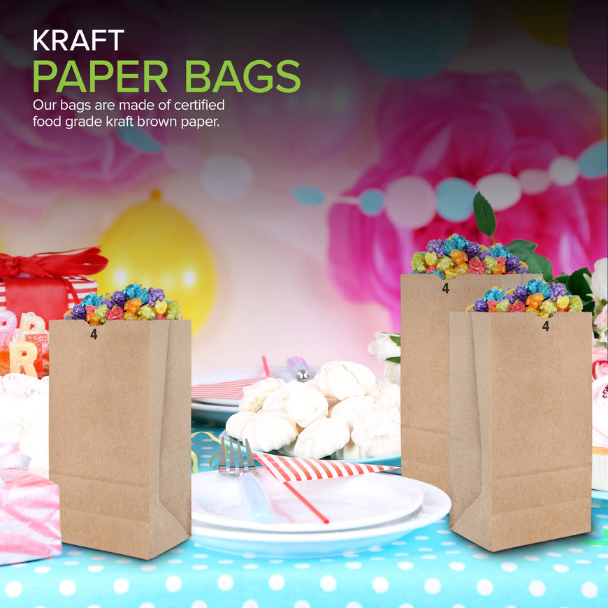 Paper Bag - Brown - 4 LB - (2000 Pack)