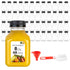 Juice Bottles with Caps for Juicing & Smoothies, Reusable Clear Empty Plastic Caps, 8 Ounce Drink Containers Mini Fridge, Juicer Shots, Small Water Bulk oz (48 Pack)