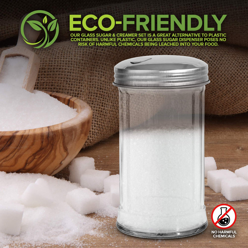 Stock Your Home 12 oz. Glass Sugar Pourer - 2 Count