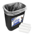 Stock Your Home 2 Gallon Clear Trash Bags (200 Pack) - Disposable Plastic Garbage Bags - Leak Resistant Waste Can Liner - Small Bags for Office, Bathroom, Deli, Produce Section, Dog Poop, Cat Litter