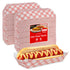Stock Your Home 7" Red Checked Hot Dog Paper Trays - 250 Count