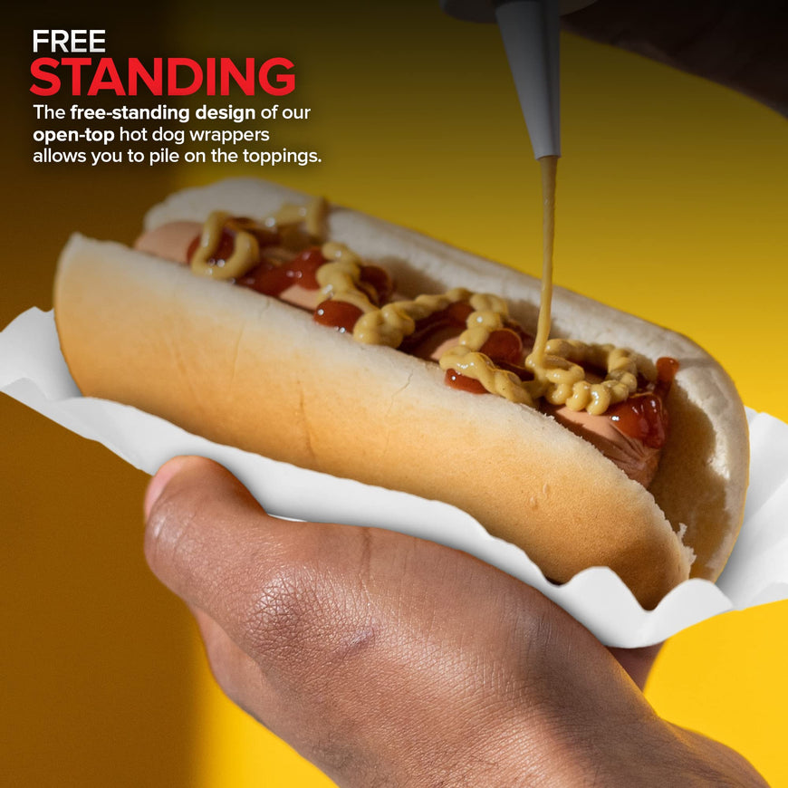Stock Your Home Hot Dog Trays (100 Pack)