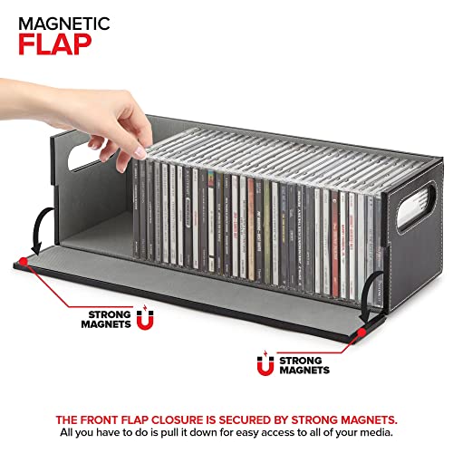 Stock Your Home CD Tray - Black with Grey Interior