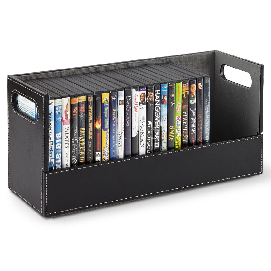 Stock Your Home DVD Tray - Black with Grey Interior