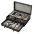 Stock Your Home Mens Valet - Black and Grey