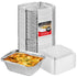 Stock Your Home 1 LB Oblong Pan-Plastic Lid-50 Count