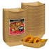 [250 Pack] Large Disposable Brown Kraft Paper Food Trays, 2-Lb Concession Tray, Serving Boats for Party Snacks, Taco Bar, Seafood, Nachos Plates