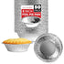 Stock Your Home 5 Inch Aluminum Foil Pie Pans (50 Count) - Disposable & Recyclable Mini Pie Pans - Foil Pie Tin for Bakeries, Cafes, Restaurants - Durable Mini Foil Pans for Pies, Fruit Tarts, Quiche