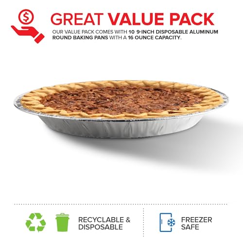 Stock Your Home 6 Inch Disposable Mini Pie Tin -100 Count