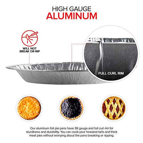 Stock Your Home 6 Inch Disposable Mini Pie Tin -100 Count