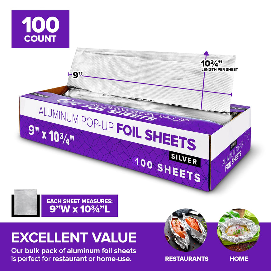 Popup Deli Foil 9x10.75