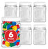 Stock Your Home Plastic Storage Jars (6 Pack) - 32 Oz Square Plastic Canisters with Lids - Shatterproof Plastic Storage Jars with Lids - Reusable Wide Mouth Clear Plastic Containers with Lids