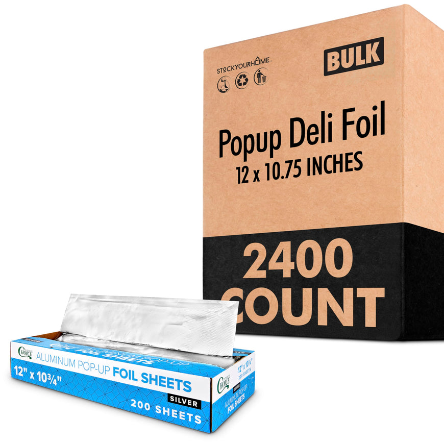Popup Deli Foil 12*10.75 2400 Count