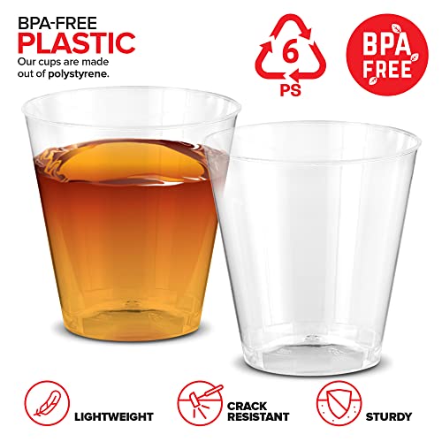 Plastic Shot Glasses - 2 oz (2000 Pack)