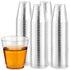 Stock Your Home 2 oz Shot Glasses - 500 Mini Plastic Shot Glasses (2oz) Clear Disposable Cups for Jello Shots, Wine Tasting, Liquor, Whiskey, Pudding, Sample Cup for Halloween and Elegant Parties