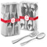 160 Pack Silver Plastic Mini Spoons and Forks (4 Inch) â€“ 80 Disposable Tasting Spoons & 80 Appetizer Forks, Mini Utensils for Desserts, Food Samples, Appetizers & Charcuterie Boards