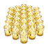 Stock Your Home Gold Votive Candle Holders Bulk Pack (36 Count), Tea Lights Candle Holder for Table Centerpiece, Christmas, Valentine, and Wedding Votive Candle Holders, Glass Votives Set