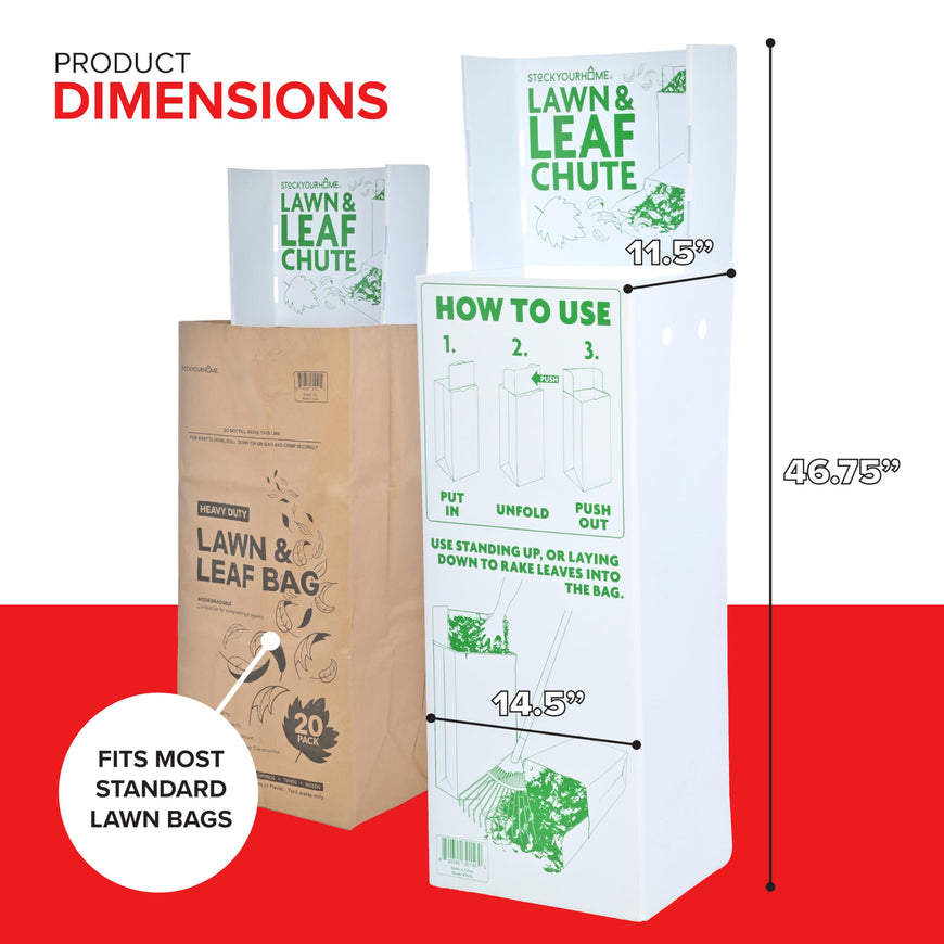 Stock Your Home Leaf and Lawn Chute