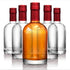 Stock Your Home Set of 12 Glass Whiskey Bottles with Corks, 375 mL Glass Bottles for Custom Infusions, 12 oz Empty Liquor Bottles for Alcohol, Limoncello, Coffee Syrups, Oil, and More