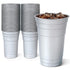 Stock Your Home 20oz Infinitely Recyclable Aluminum Cups (30 Pack) Premium Disposable & Reusable Metal Cups, Durable Aluminum Drinkware for Events, Parties, and 4th of July Celebrations