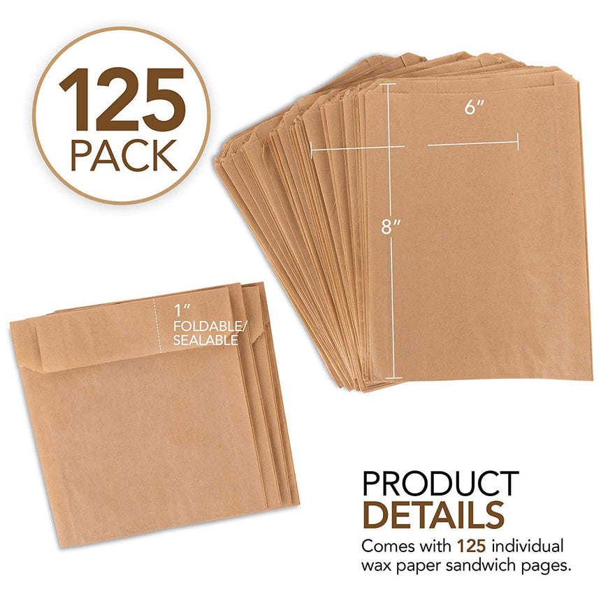 Brown Sandwich Bags (400 Pack)