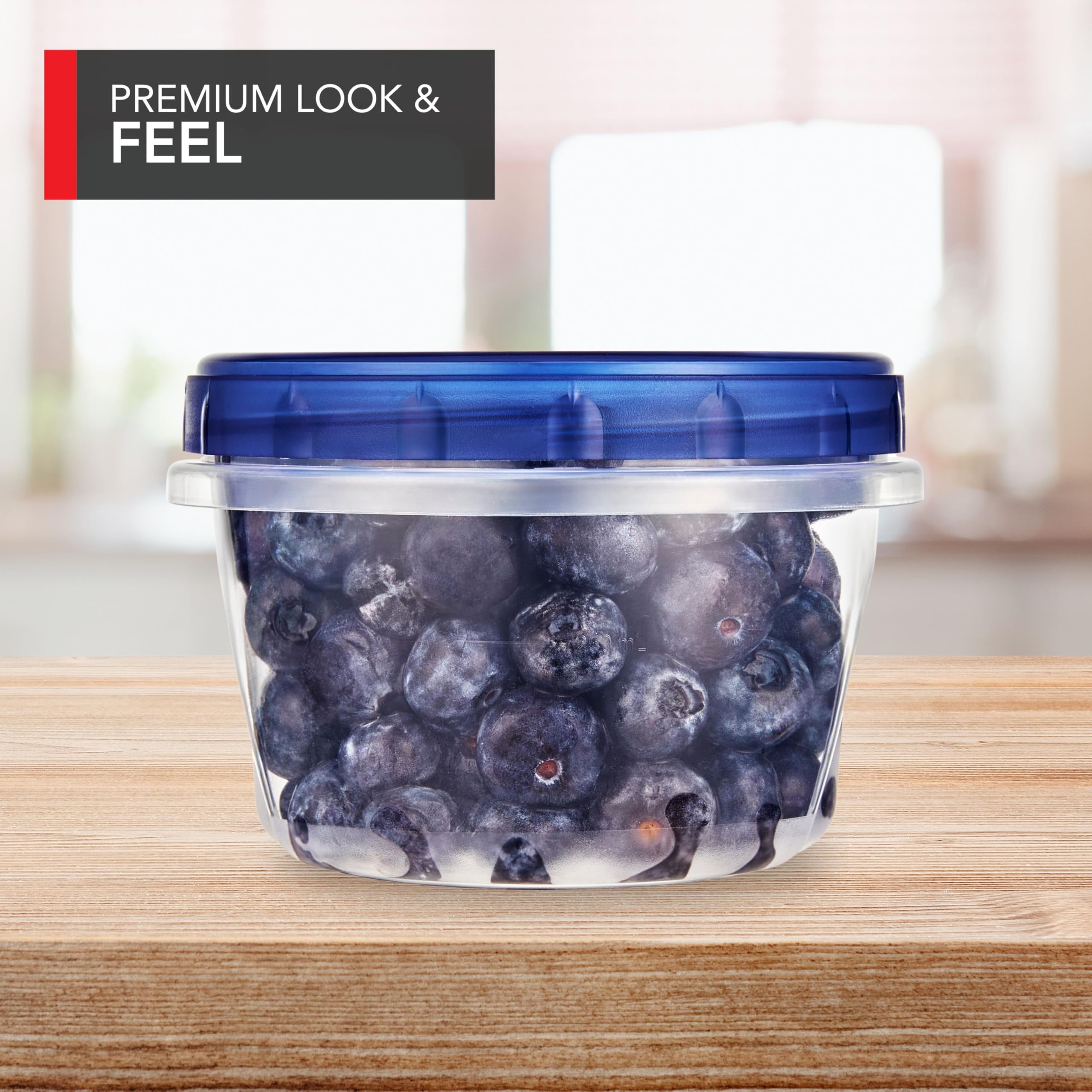 Stock Your Home 16oz Plastic Containers with Twist Top Lids (12 Pack) - Thumbnail 5