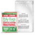 1000- Pack Self Sealing Clear Poly Bags, 9x12" Packing Envelope with Suffocation Warning, for Shipping & Mailing Clothing, Flyers & Documents