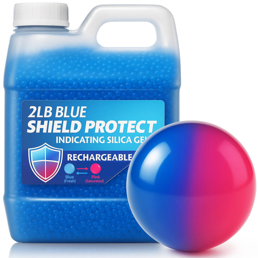 Indicating Silica Gel 2lb 3-5mm Beads (Blue)