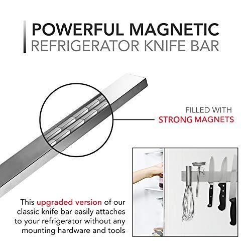 Modern Innovations Stainless Steel Refrigerator Model Knife Bar 16