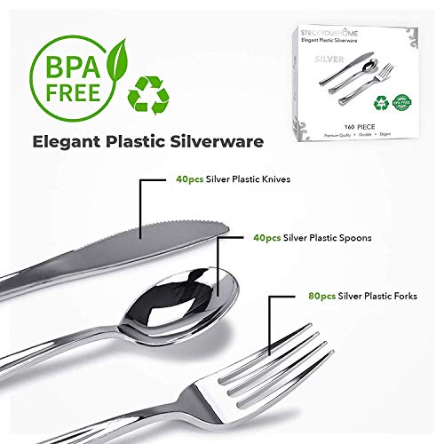 Silver Cutlery (1280 Pack)