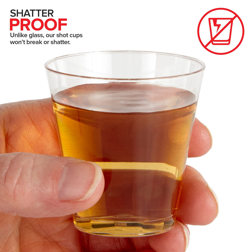 Plastic Shot Glasses - 2 oz (2000 Pack)