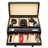 Stock Your Home Luxury Mens Dresser Valet Organizer,Black