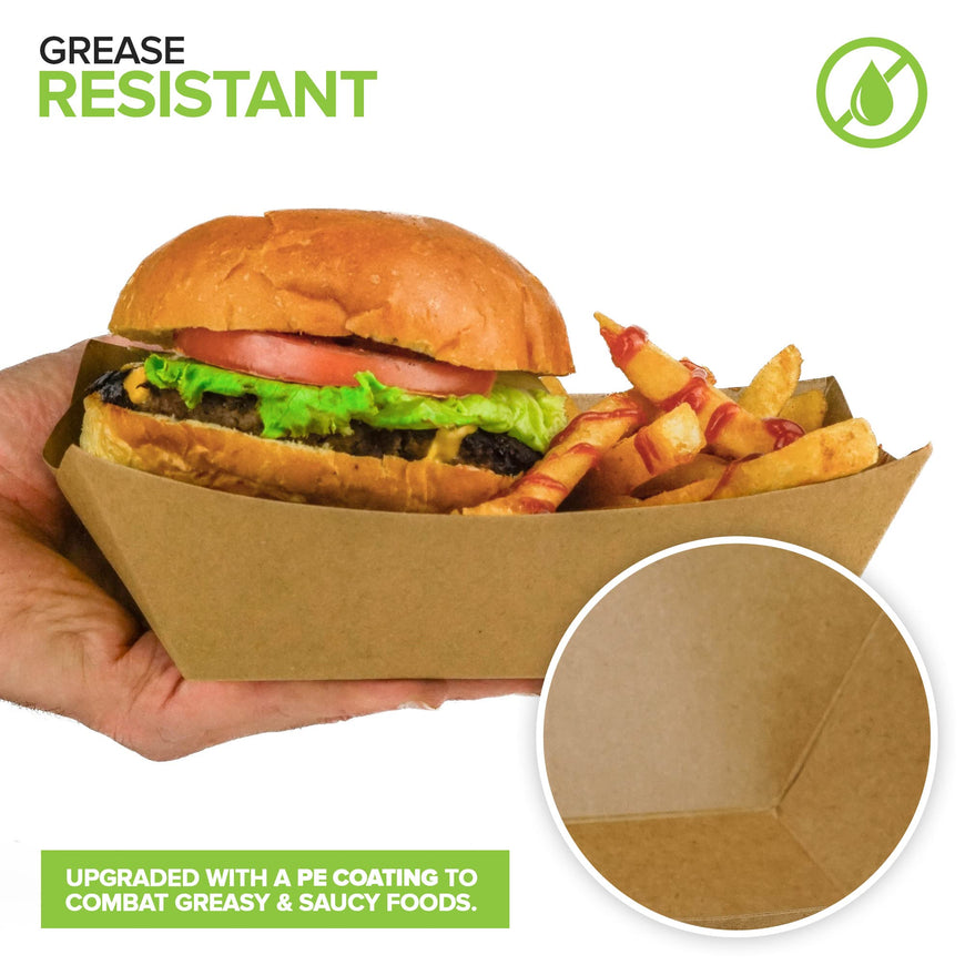 Stock Your Home Paper Trays Eco Friendly Brown 3 Lbs- 100 Count