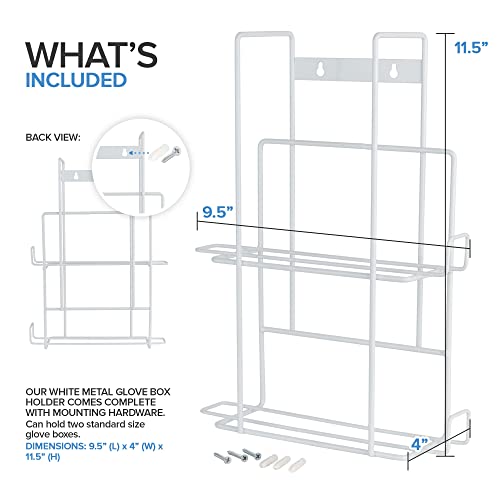 Stock Your Home Glove Box Dispenser - Double Stack