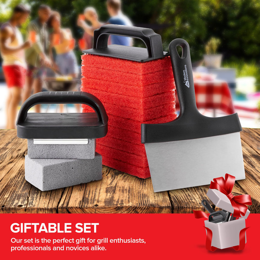 Modern Innovations Griddle Cleaning Kit - 15 Pieces