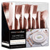 Plastic Cutlery Heavy Duty - 160 Piece Rose Gold Plastic Silverware - Rose Gold Plastic Utensils - Pink Plastic Cutlery â€“ 80 Plastic Forks, 40 Plastic Spoons, 40 Plastic Knives