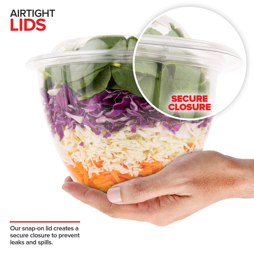 Stock Your Home 48 oz salad container- 50 Count